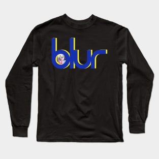 90s Blur Retro Leisure Long Sleeve T-Shirt